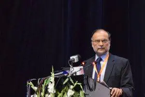 Ahsan Iqbal, interior minister of Pakistan