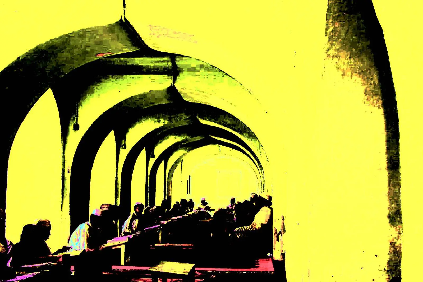 Essence of Madrassa Education: Students read at a religious seminary.