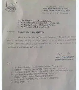 Notification: leave restrictions withdrawn