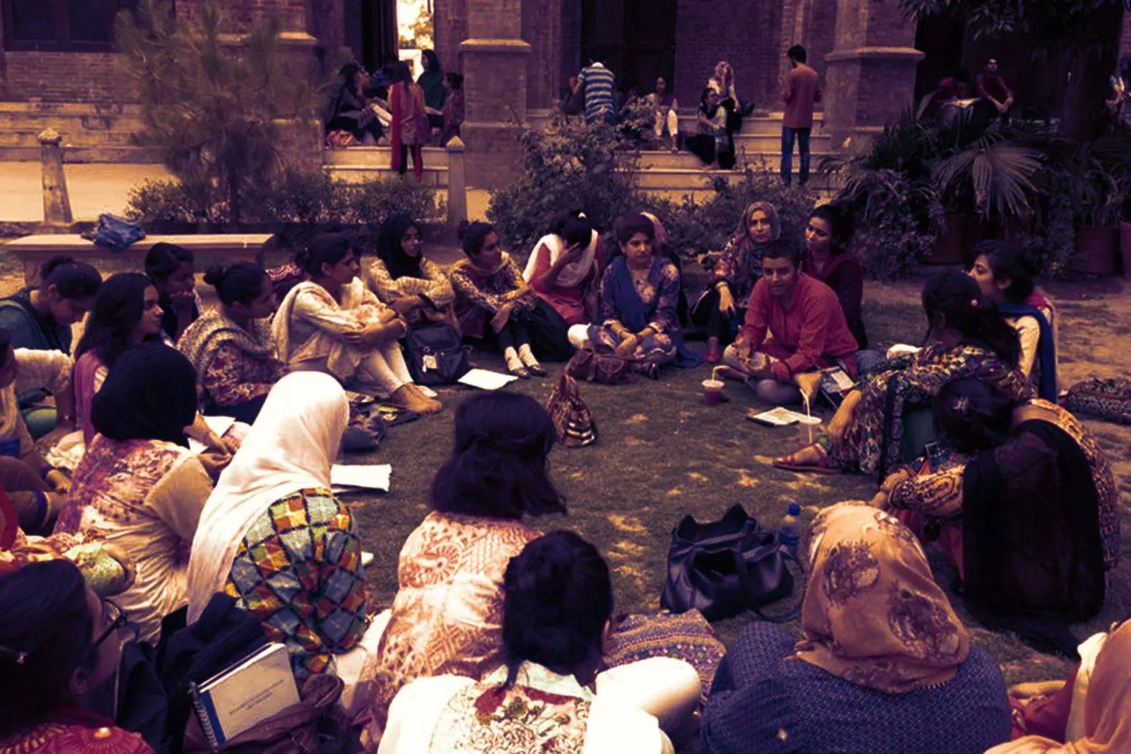 A study circle at GCU: Girls Fighting Harassment In Pakistani Universities