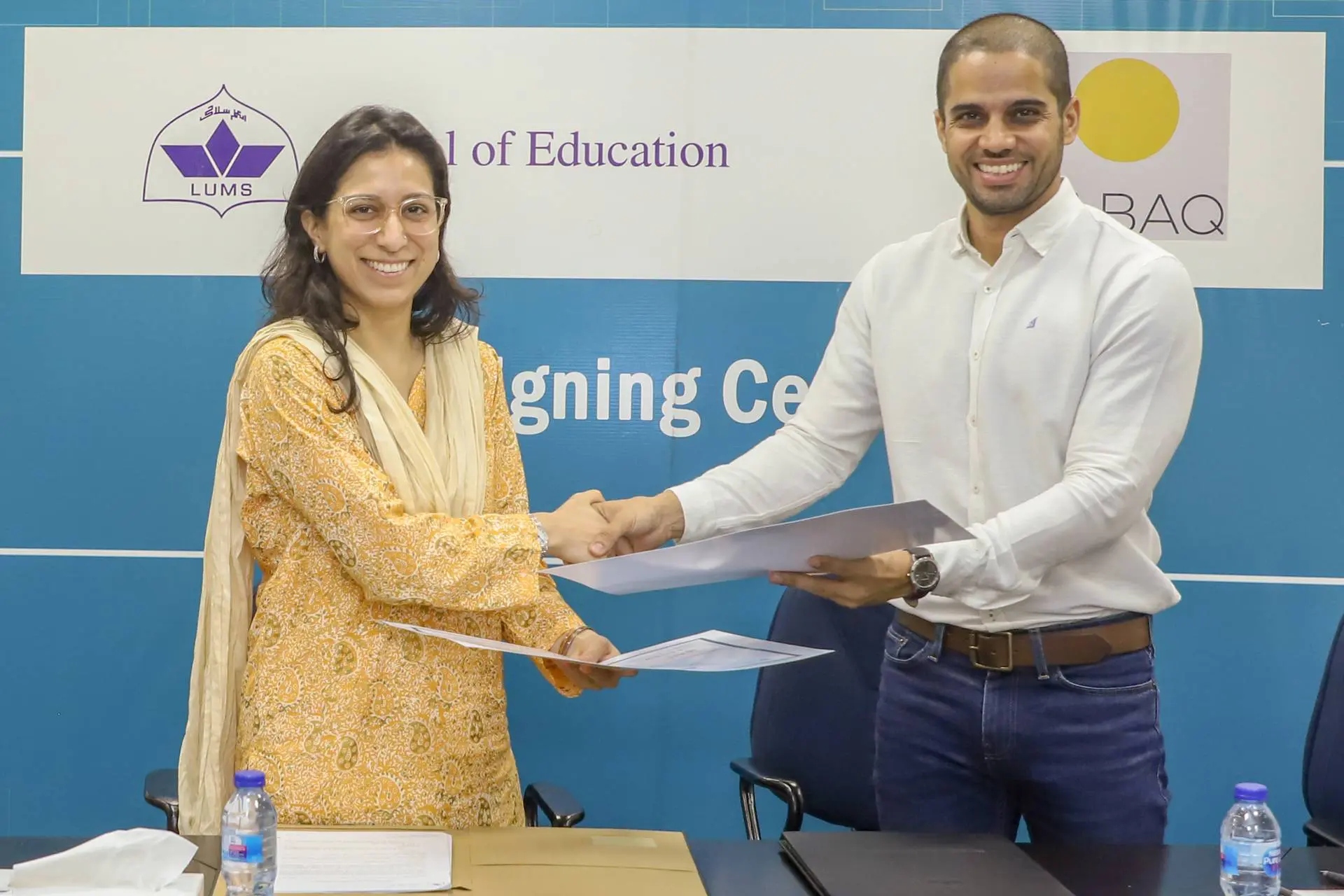 SABAQ LUMS Sign MoU