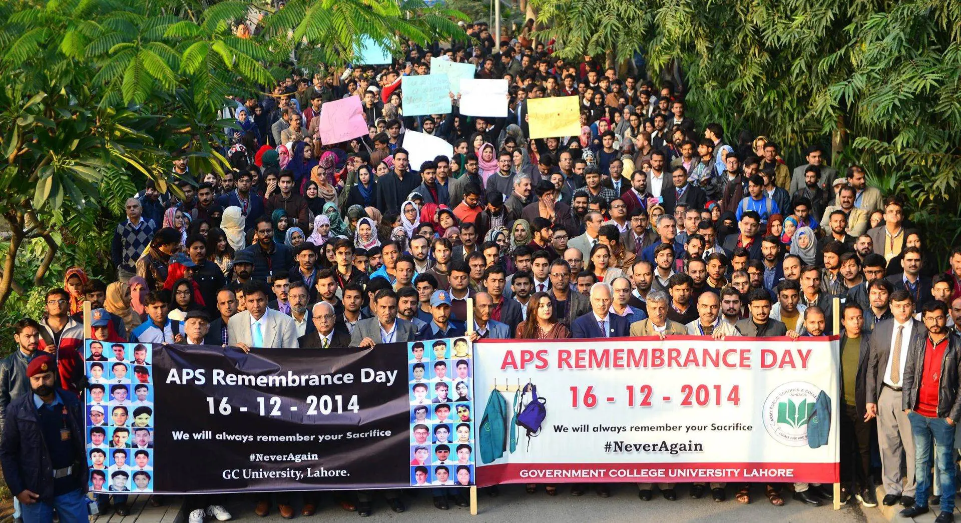 Walk In Memory Of APS Martyrs