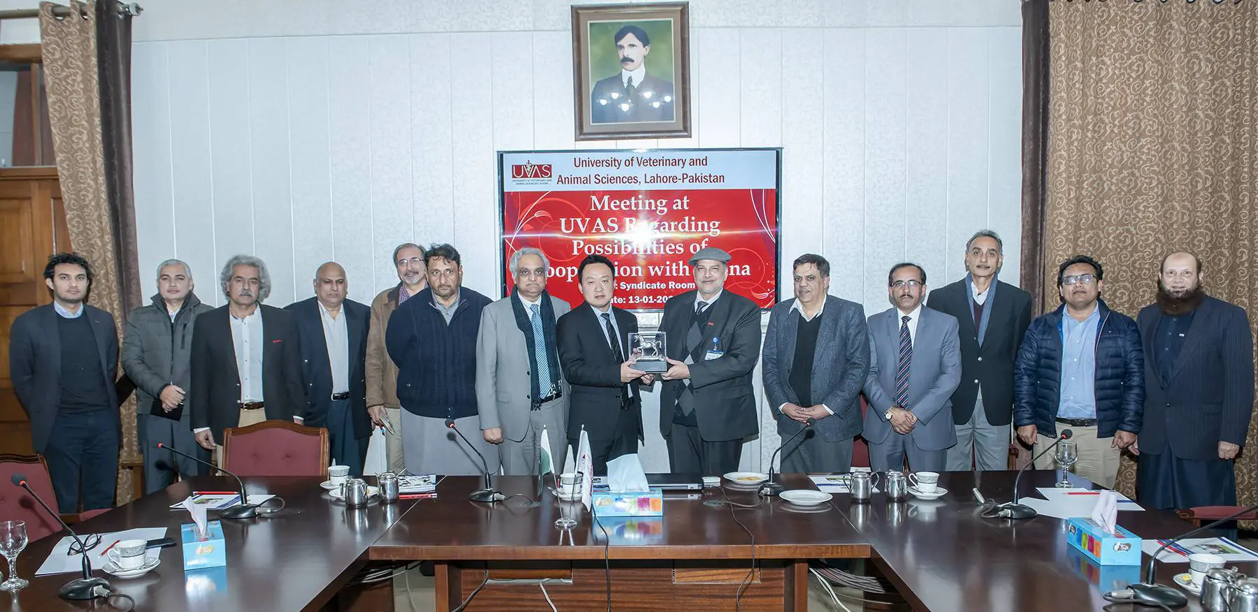 Chinese Agriculture Commissioner Visits UVAS