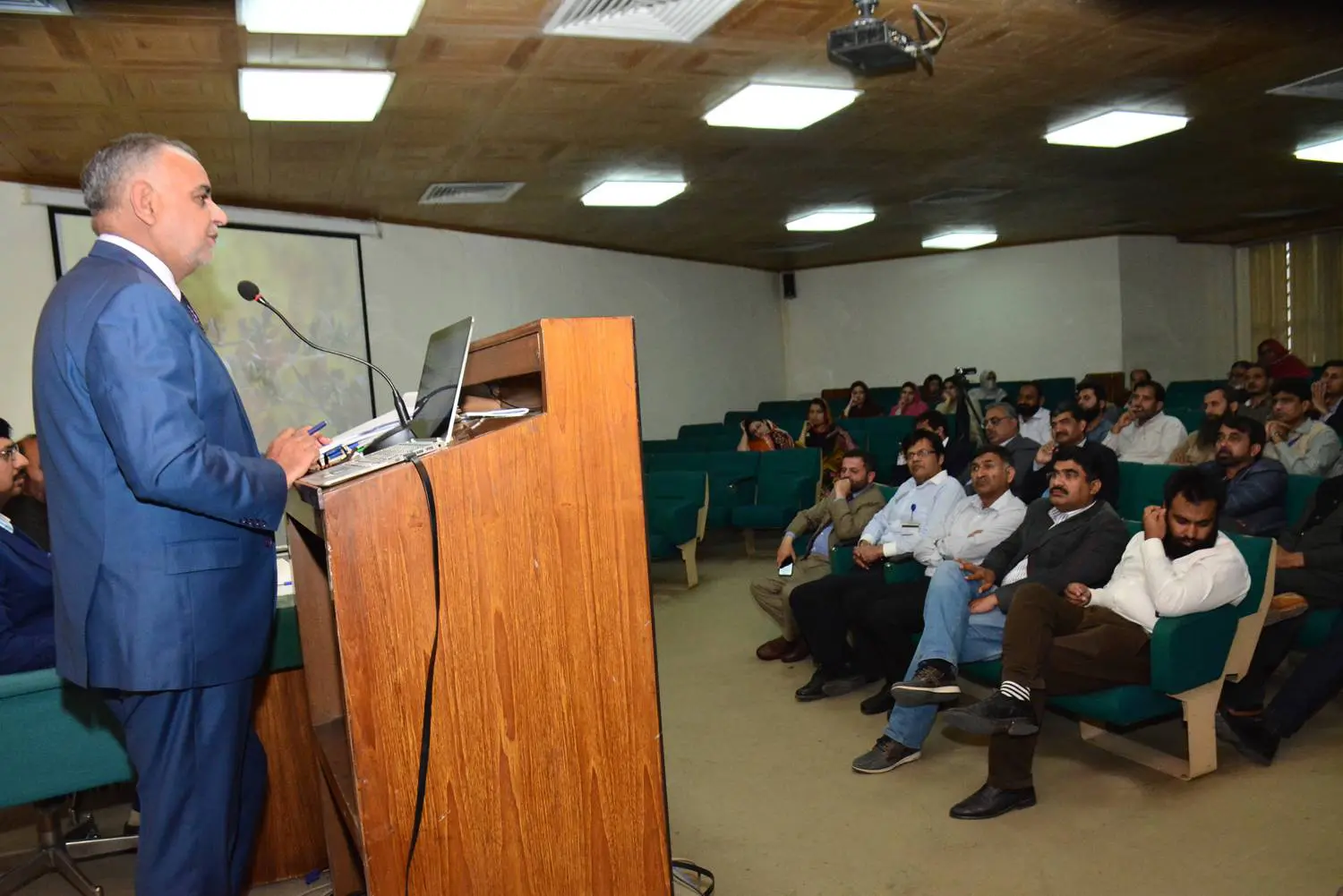 UAF Treasurer Umar Saeed Addresses The Faculty