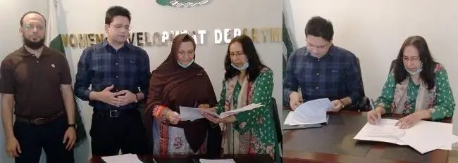 MOU Signed For E-Training For Girls In Lockdown