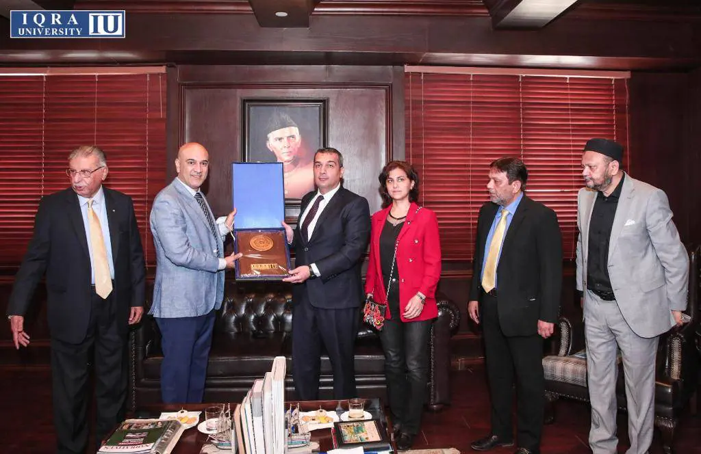 Azerbaijan Ambassador visits Iqra University