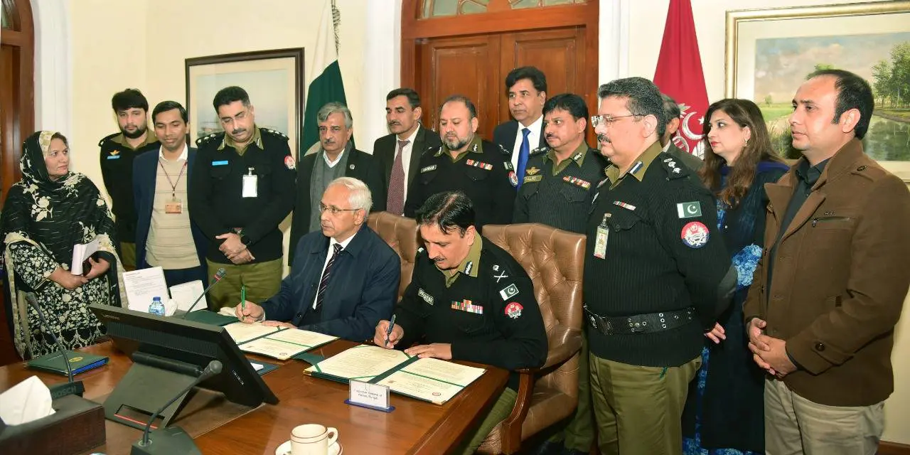GCU, Punjab police sign MoU for internship opportunities to students