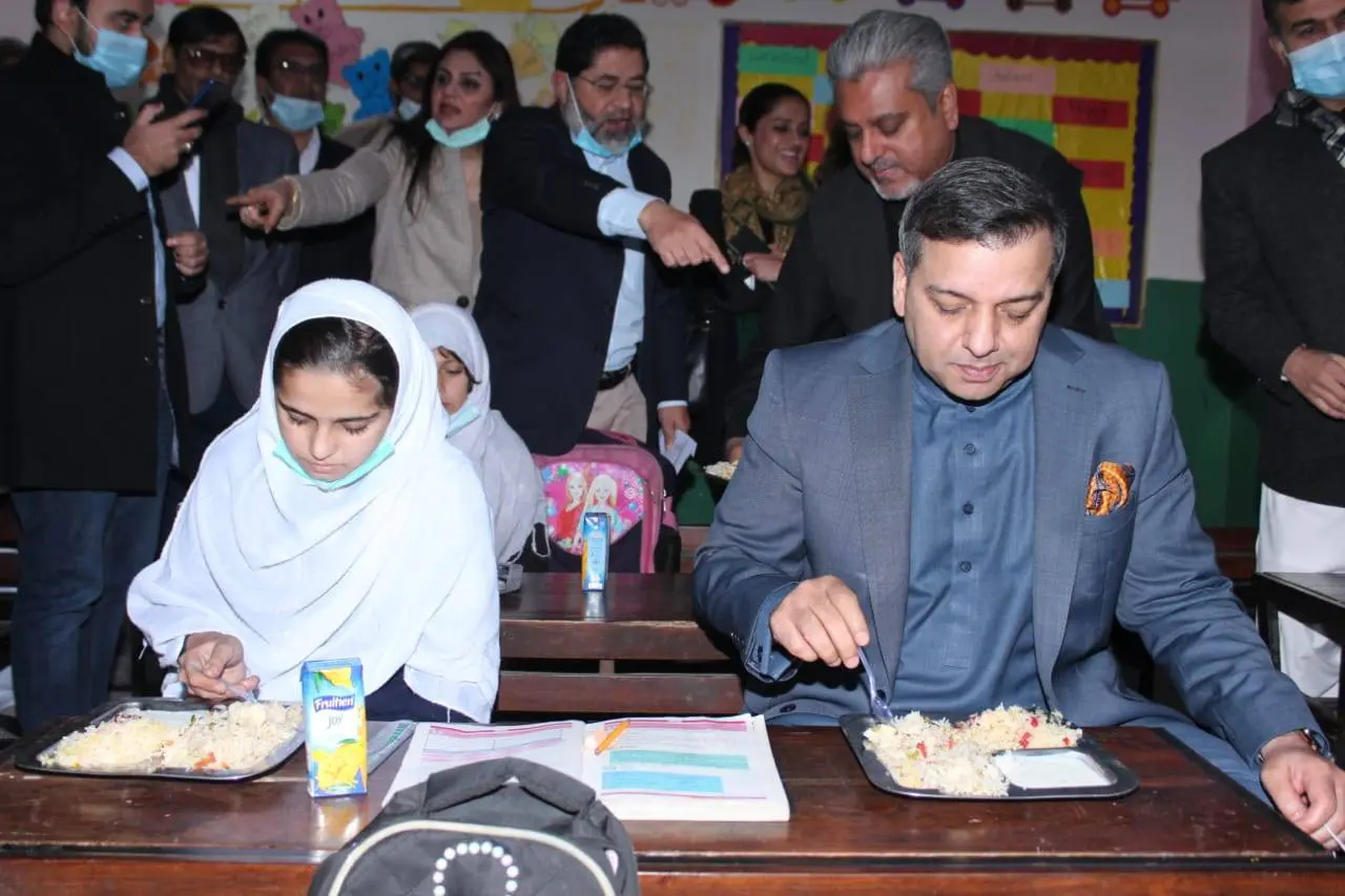 Punjab govt launches school meal program