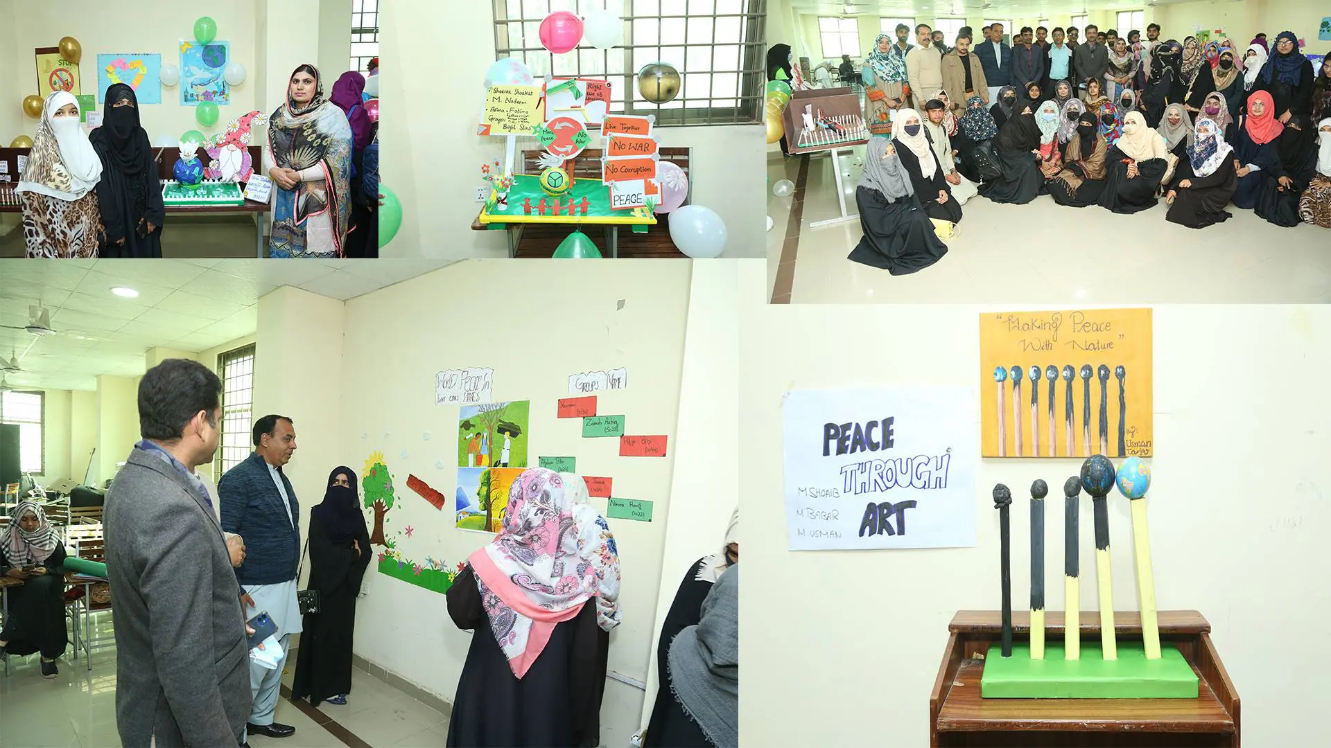 Exhibition on ‘Promotion of Peace Through Art at Okara University