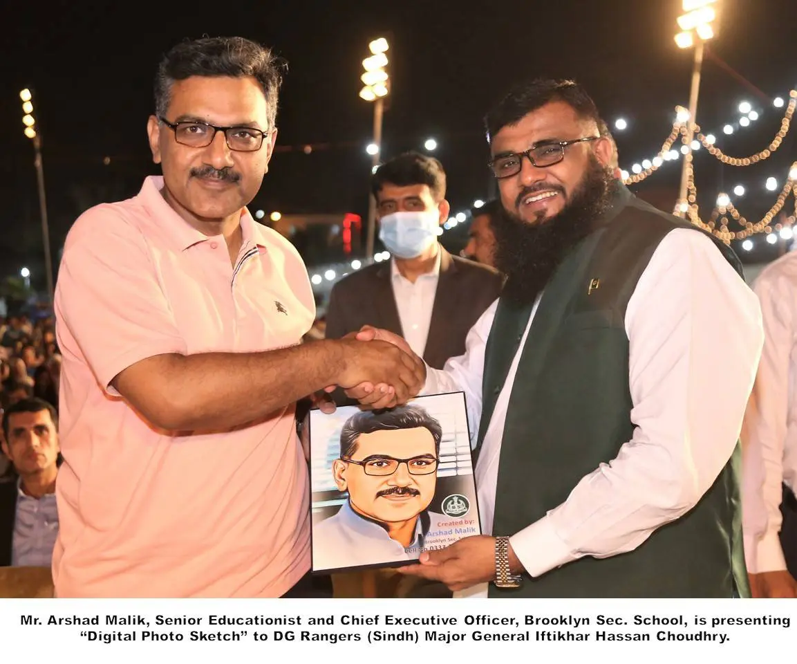 DG Rangers Sindh attends private school event