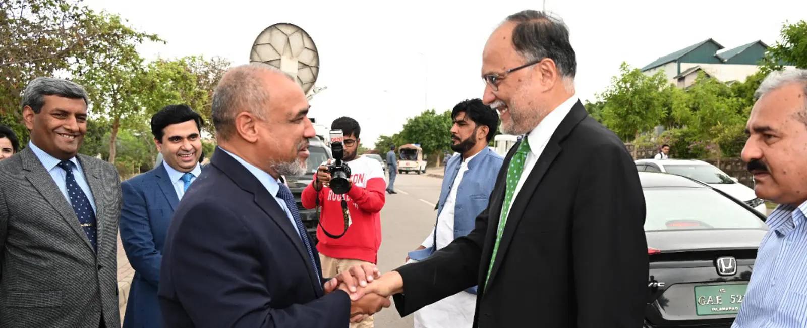 Ahsan Iqbal visits NUST