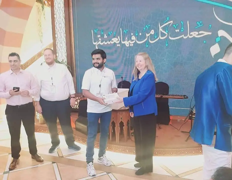 Pakistani wins international award