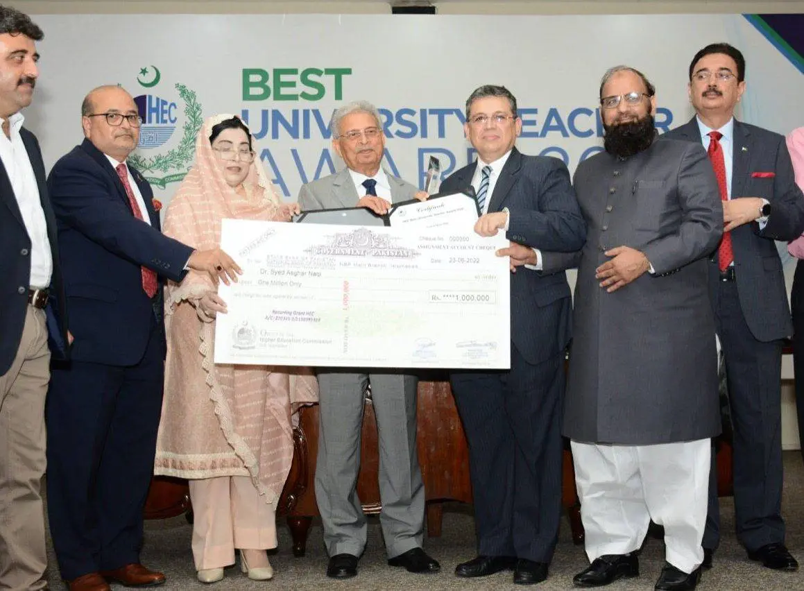 Best University Teacher Award 2021