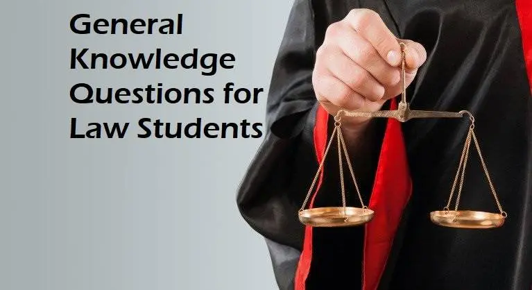 general knowledge questions for Law