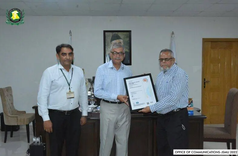 JSMU Laboratory ISO certification