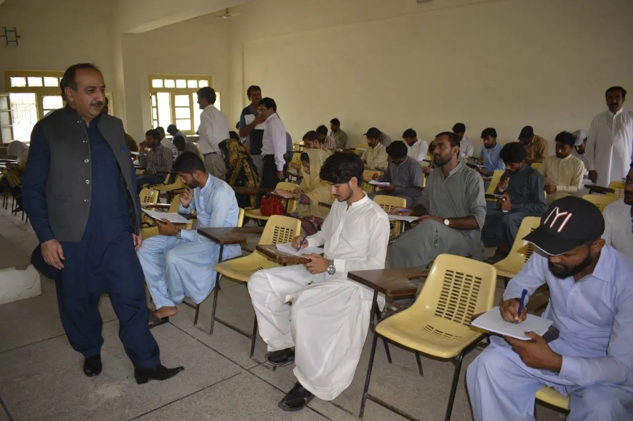 Entry test for admission at SAU