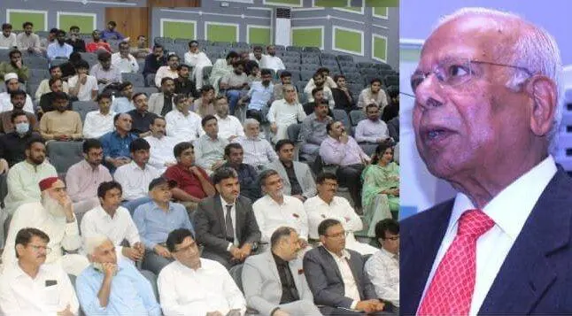 Dr Ishrat Hussain at SAU