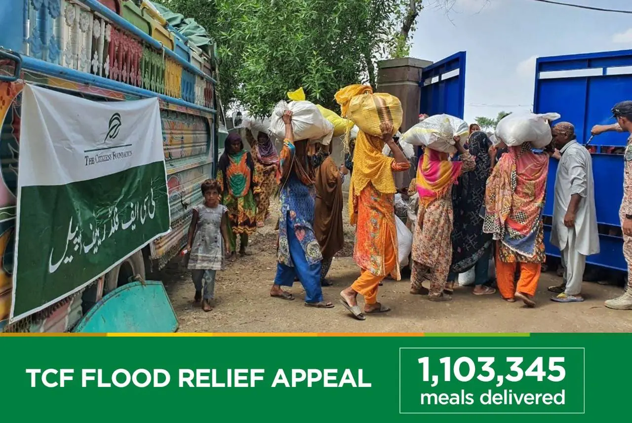 TCF meals for flood victims