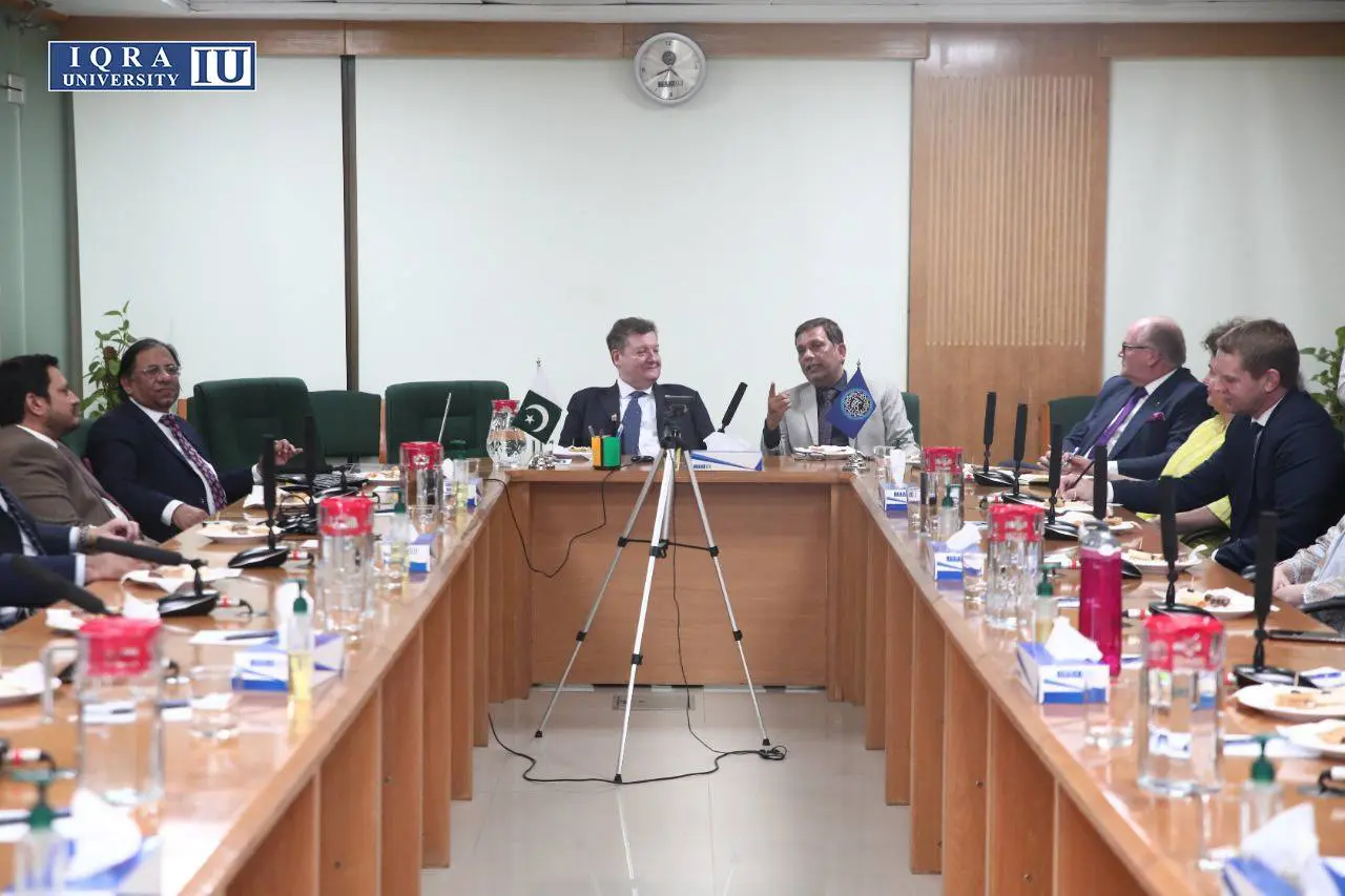 Iqra University delegation from Finland
