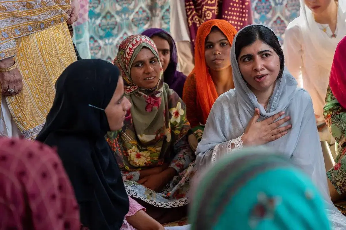 Malala in flood hit areas