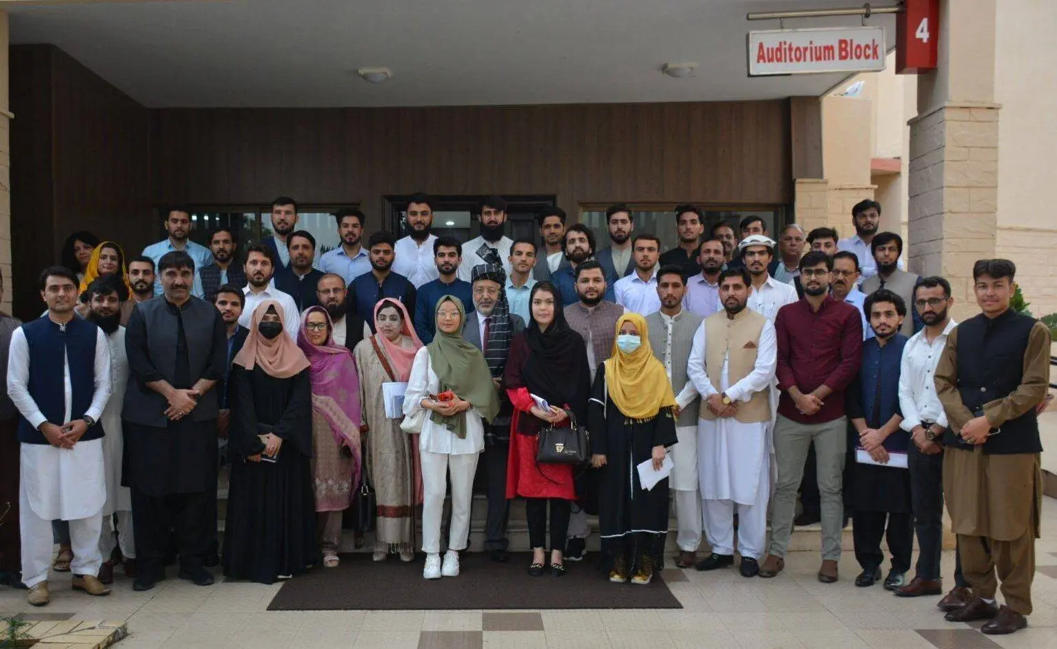 Chairman HEC with Afghan Students