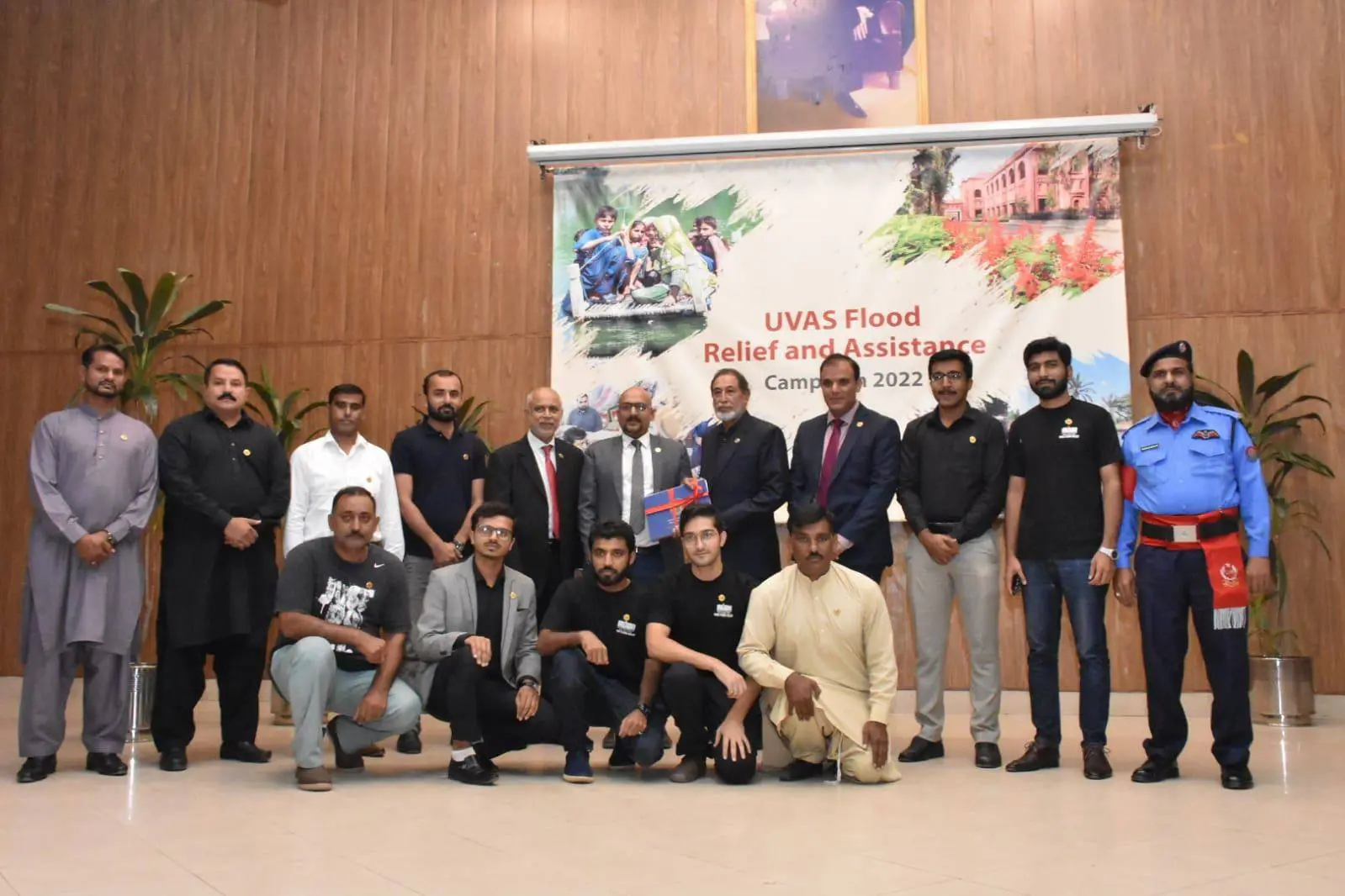 UVAS flood relief volunteer