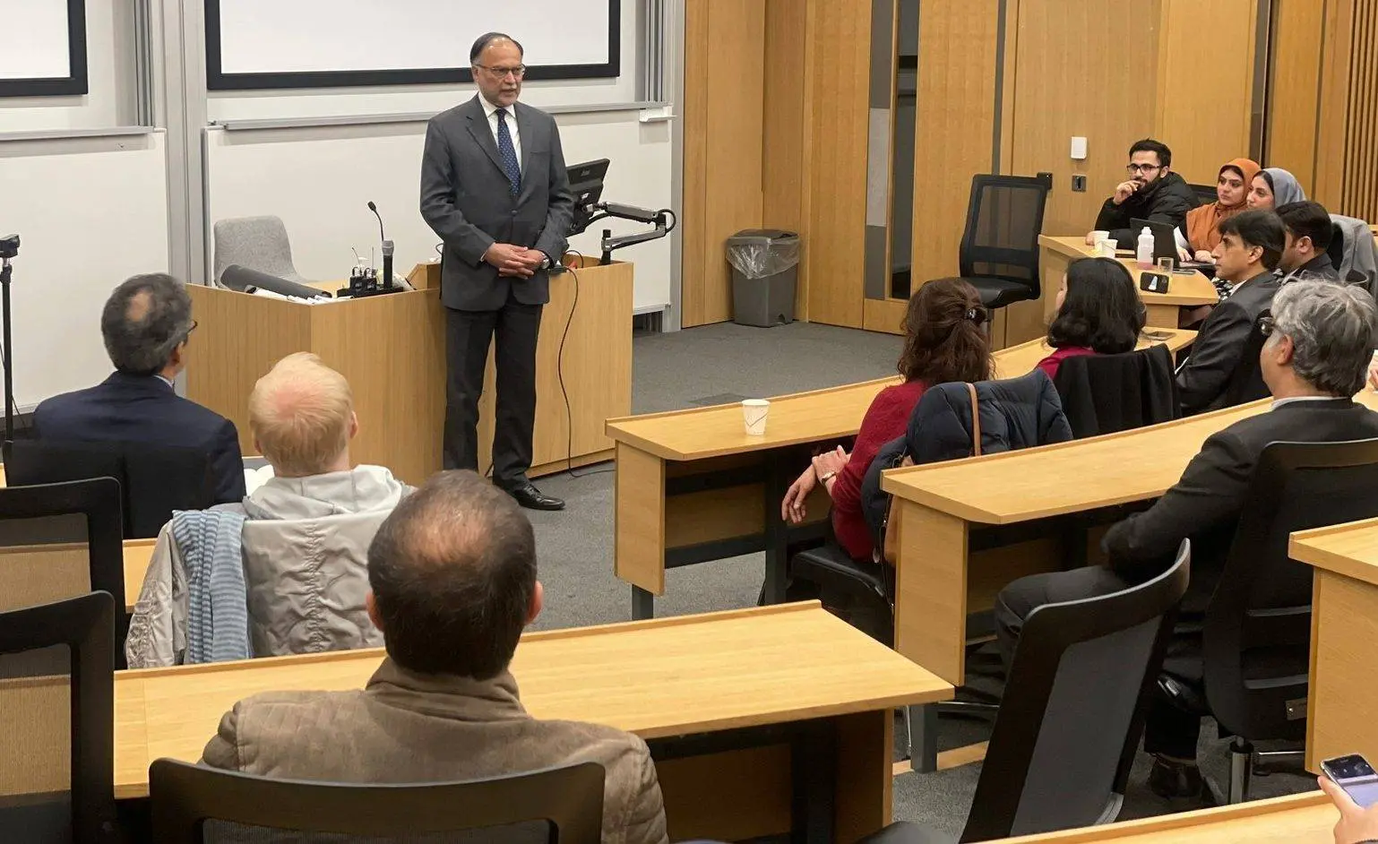 Ahsan Iqbal at Cambridge