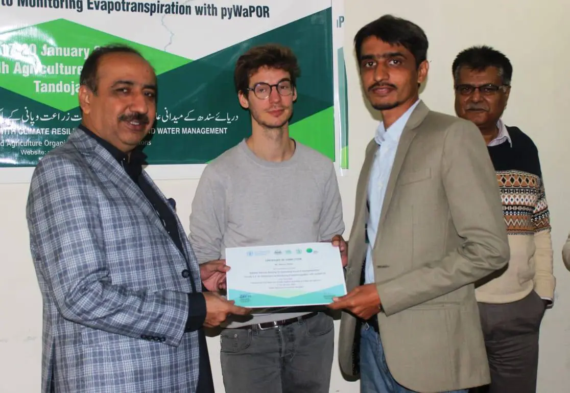 Satellite Remote Sensing training at SAU