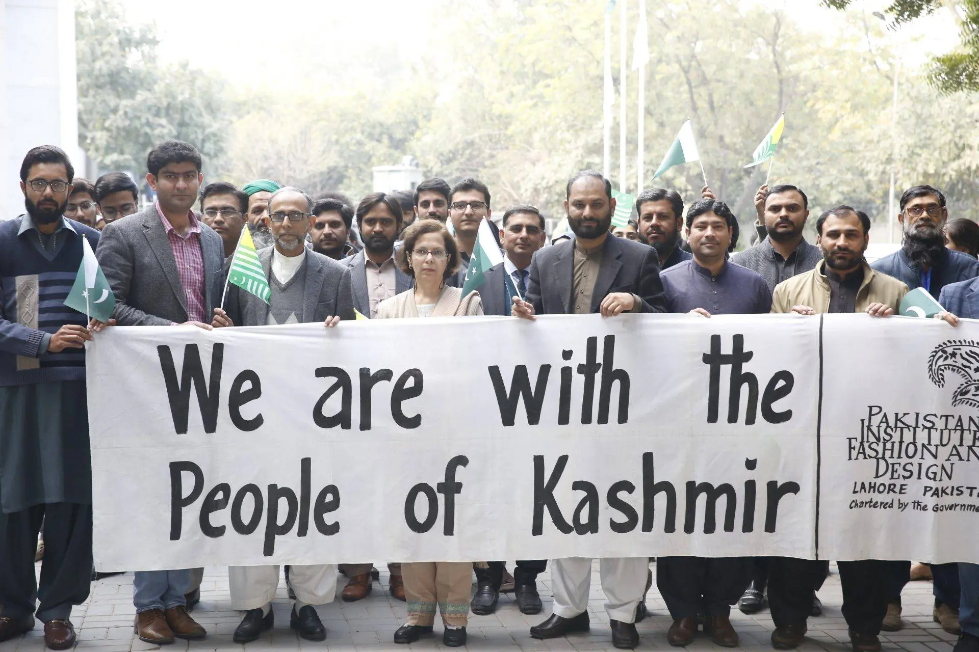 PIFD Kashmir solidarity walk
