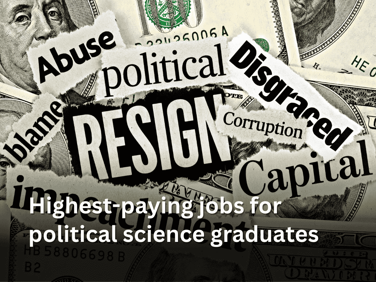 Highest-paying jobs for political science
