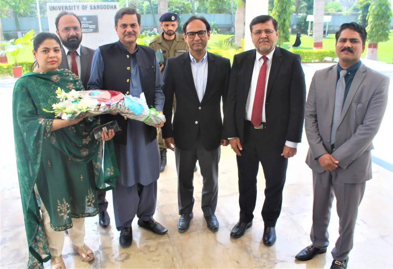 Mansoor Qadir at Sargodha University