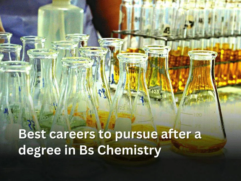 Best careers to pursue after a degree in Bs Chemistry