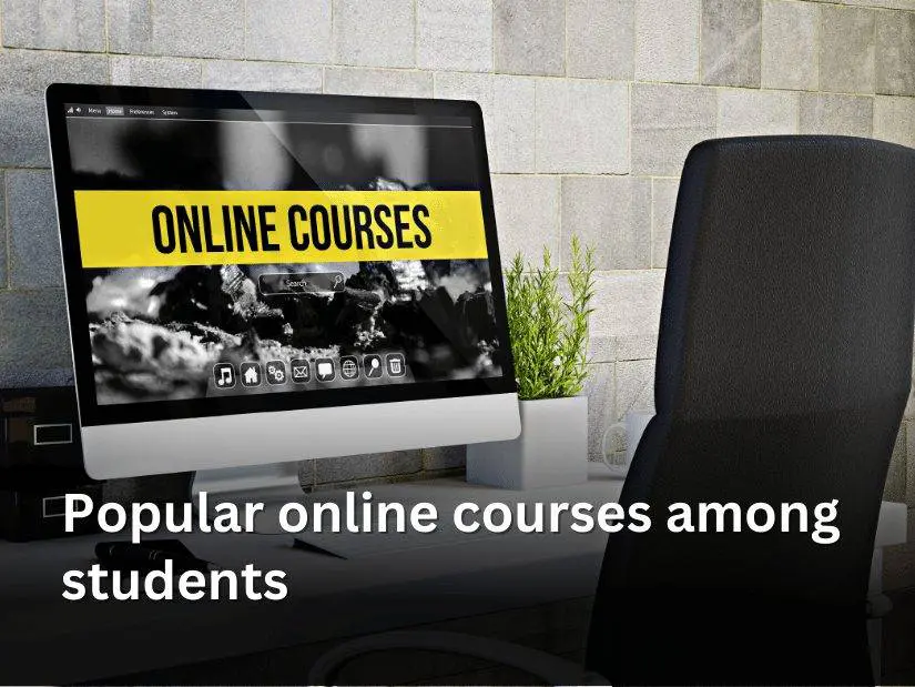 Popular online courses among students