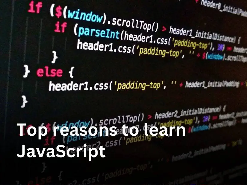 Top reasons to learn JavaScript
