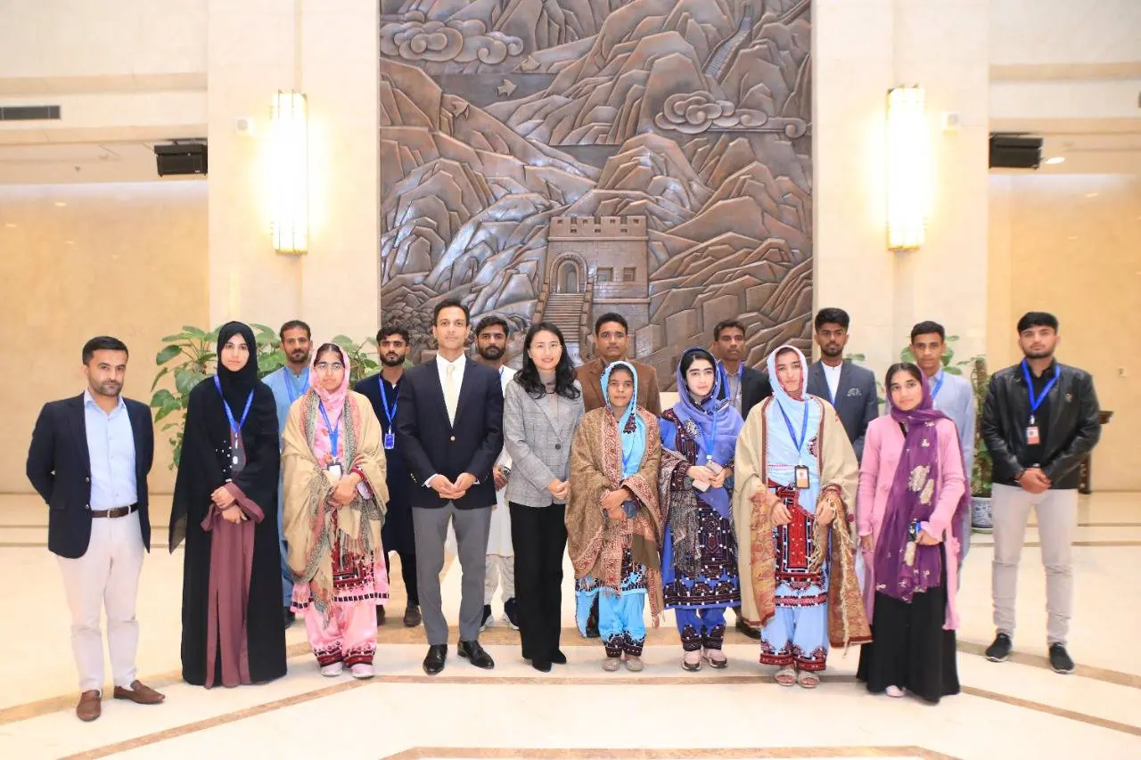 Gwadar students at Pakistan-China Institute