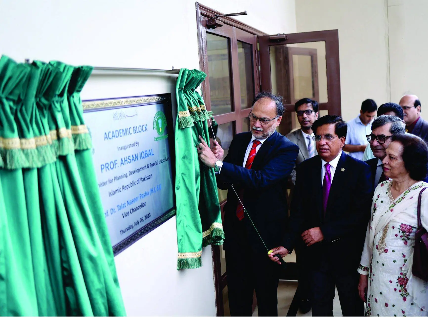 Ahsan Iqbal at UoE