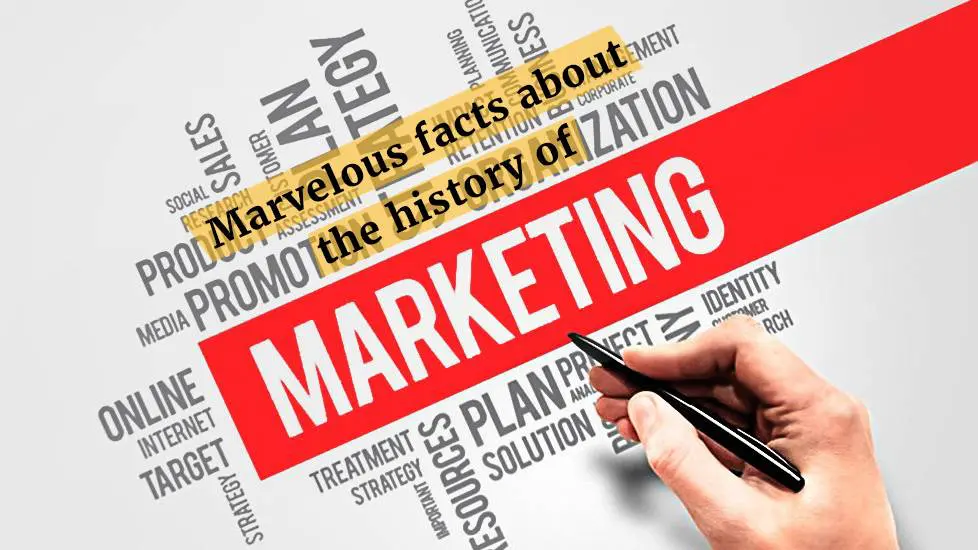 facts about the history of marketing