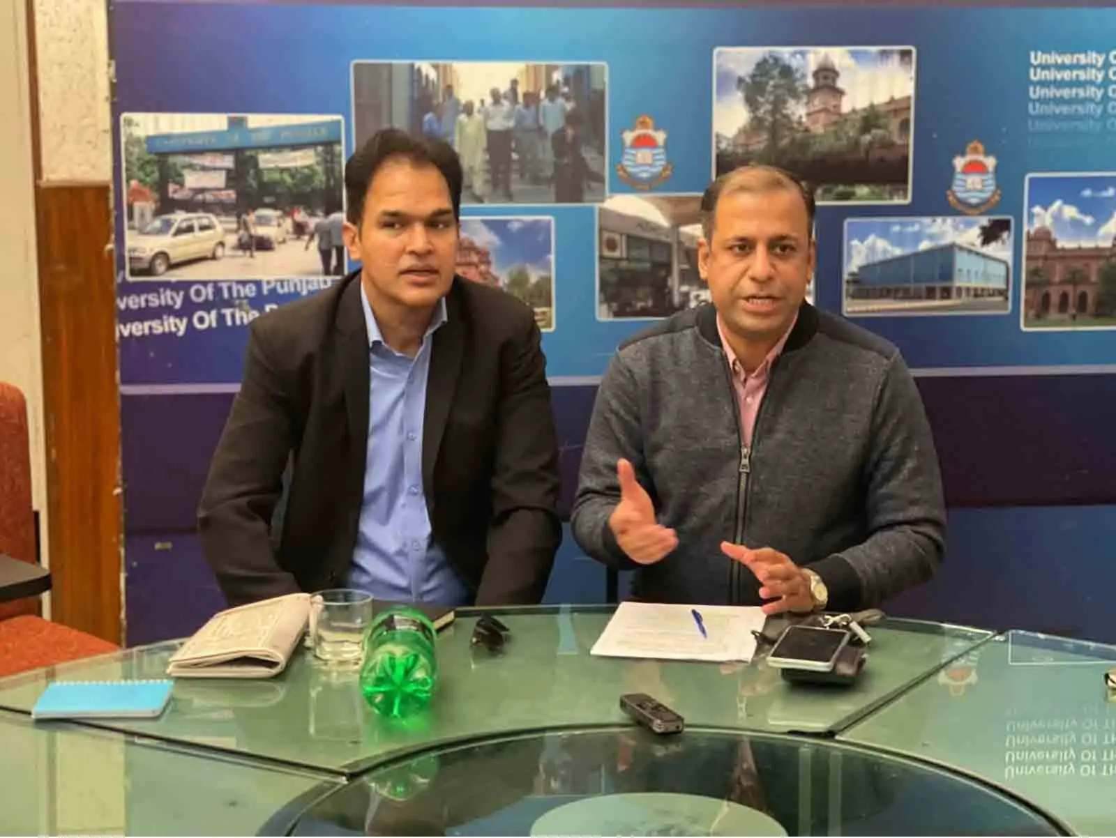 training of journalism students held at PU