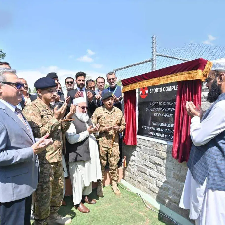 Pak Army Gifts State-of-the-Art Sports Complex to University of Peshawar