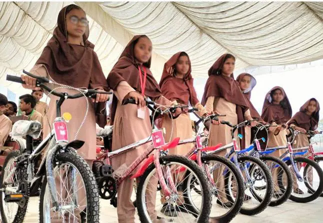 Thar Education Alliance Distributes Bicycles