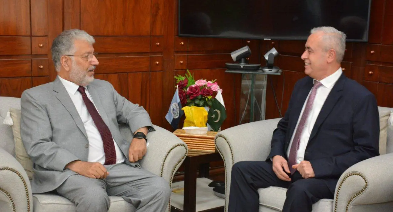 Ambassador of Palestine Meets HEC Chairman