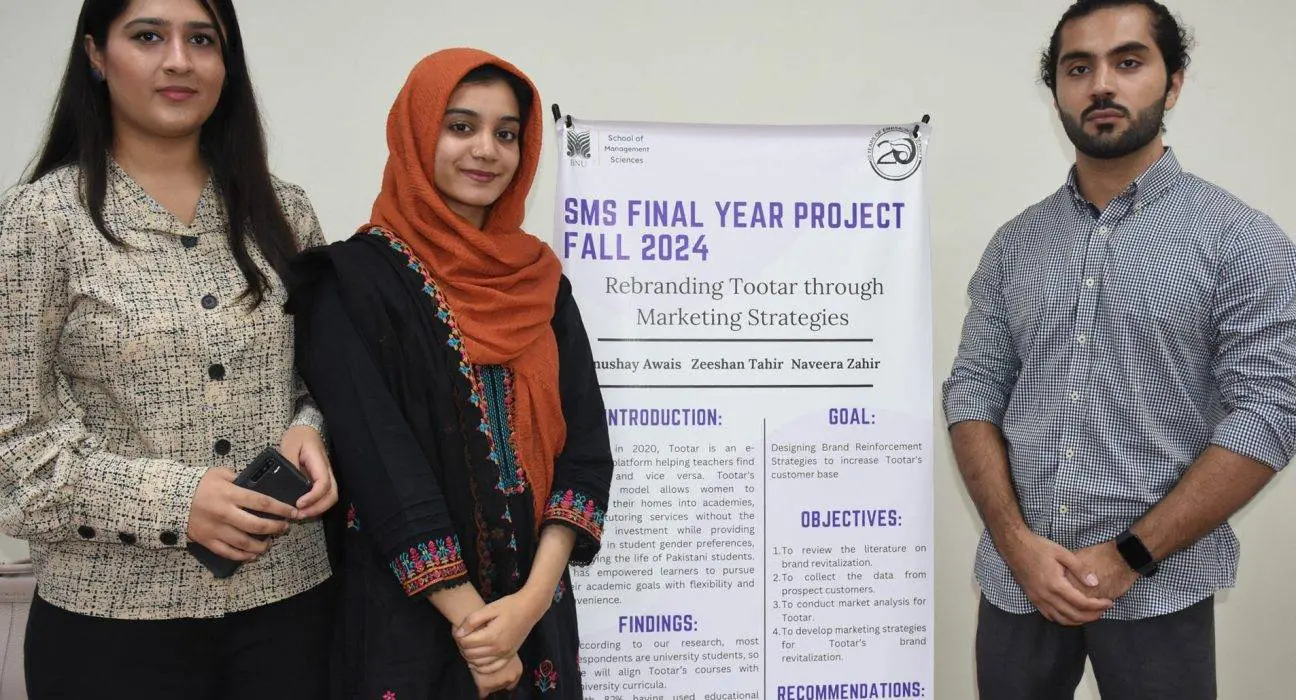 Final Year Project Display at BNU