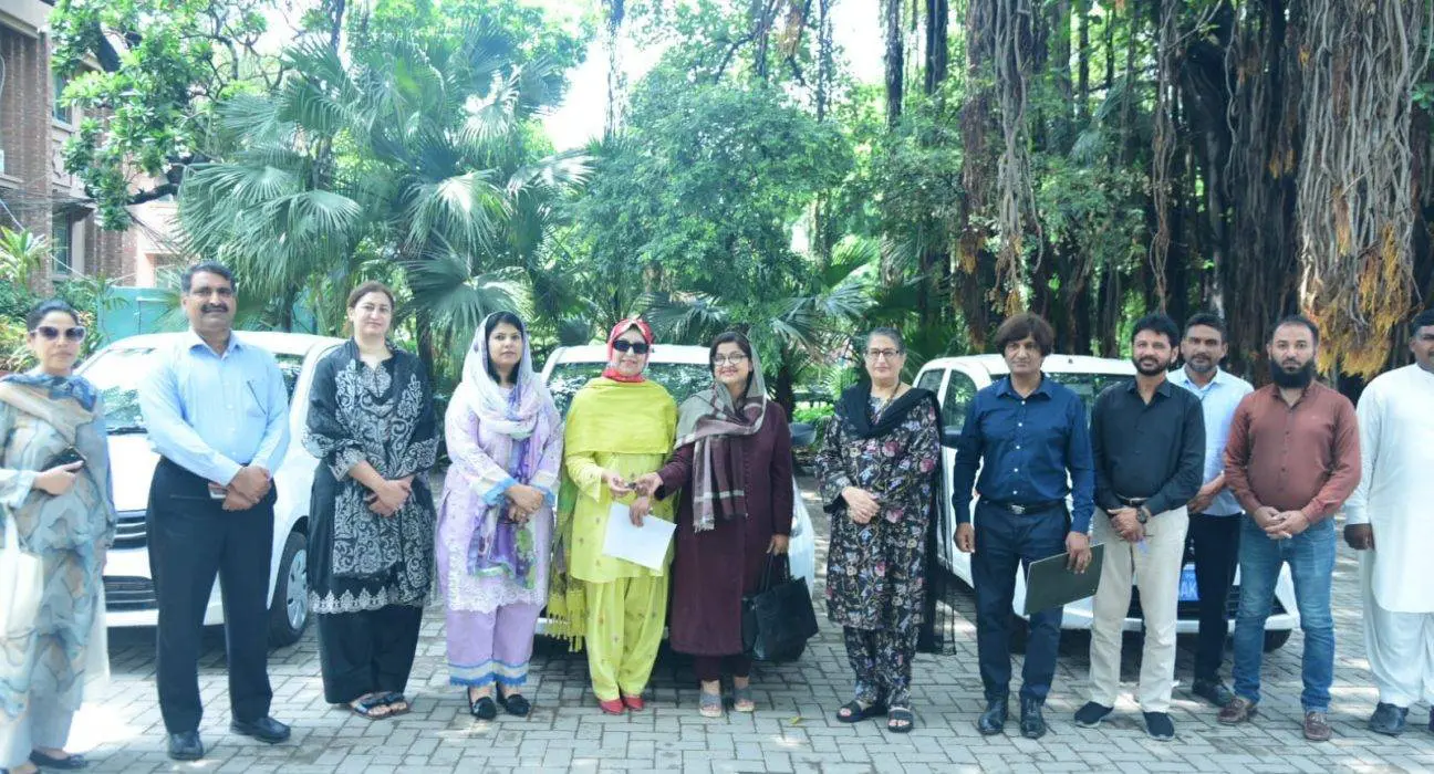 Official Vehicles to Deans at LCWU