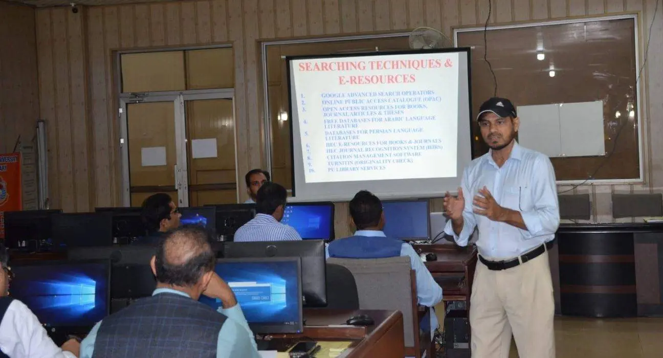 PU Library organizes training workshop