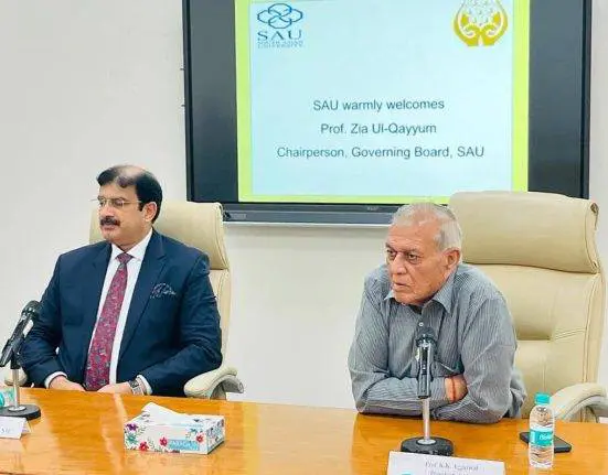 Dr Zia Ul-Qayyum Visits South Asian University