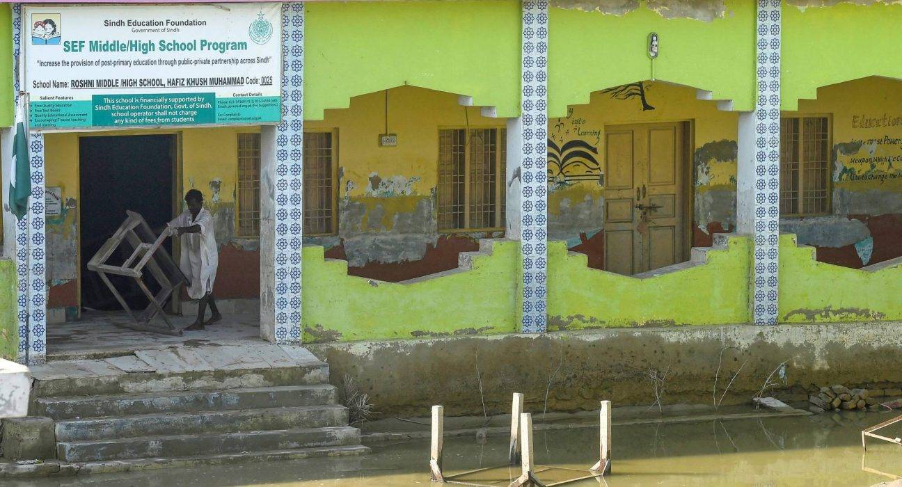 Monsoon Floods Disrupt Education in Sindh