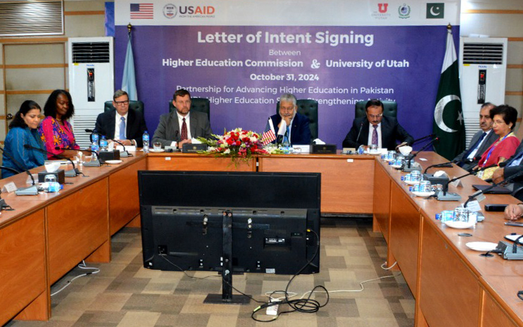 HEC and Utah University Partner to Boost Higher Education