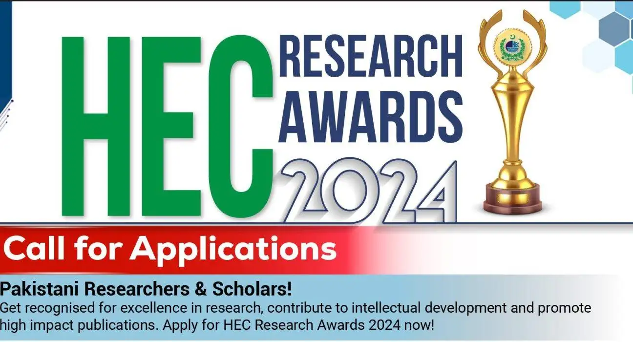 HEC Opens Applications for Prestigious Research Awards 2024