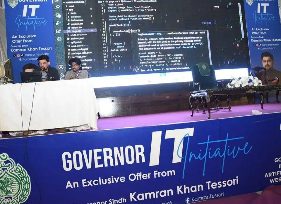 Sindh Governor Launches Free IT Courses
