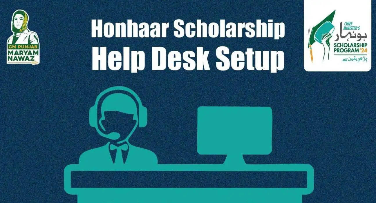 CM Punjab Maryam Launches Honhaar Scholarship Help Desk